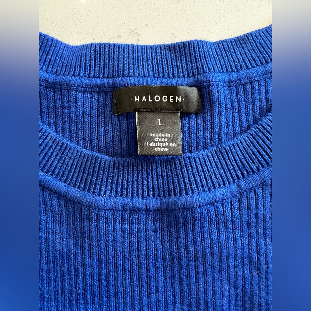 HALOGEN Ribbed Sweater - Picture 3 of 6